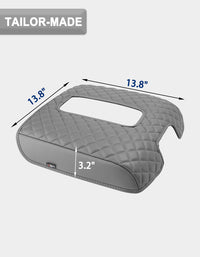 Center Console Armrest Cover Pad for Bucket Seat 2014-2018 Chevy Silverado 1500 2500 3500,2014-2018 GMC Sierra 1500 2500 3500,2015-2020 Tahoe/Yukon/Suburban