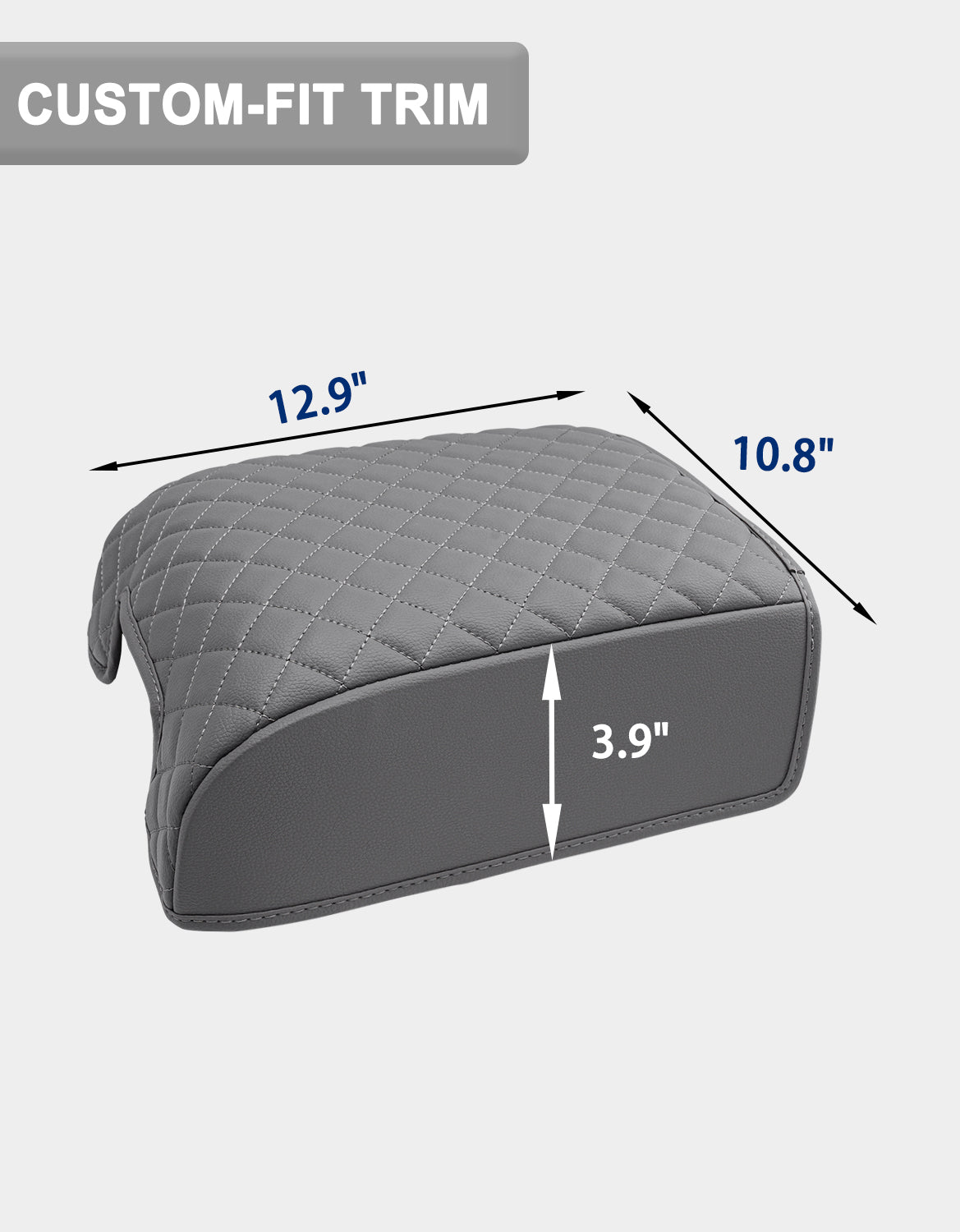 KBH Center Console Armrest Cover Pad for Bucket Seat 2004-2014 Ford F150 XL XLT STX, 2007-2017 Ford Expedition, 2006-2008 Lincoln Mark LT