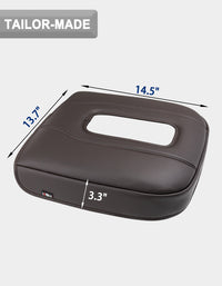 Thick Version Center Console Cushion Cover for Bucket Seat 2019-2026 GMC Sierra 1500 2500 3500,2019-2026 Chevy Silverado 1500 2500 3500, 2021-2026 Tahoe/Suburban/Yukon