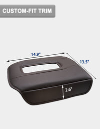 KBH Center Console Cushion Cover for Bucket Seat 2019-2025 GMC Sierra 1500 2500 3500,2019-2025 Chevy Silverado 1500 2500 3500, 2021-2025 Tahoe/Suburban/Yukon