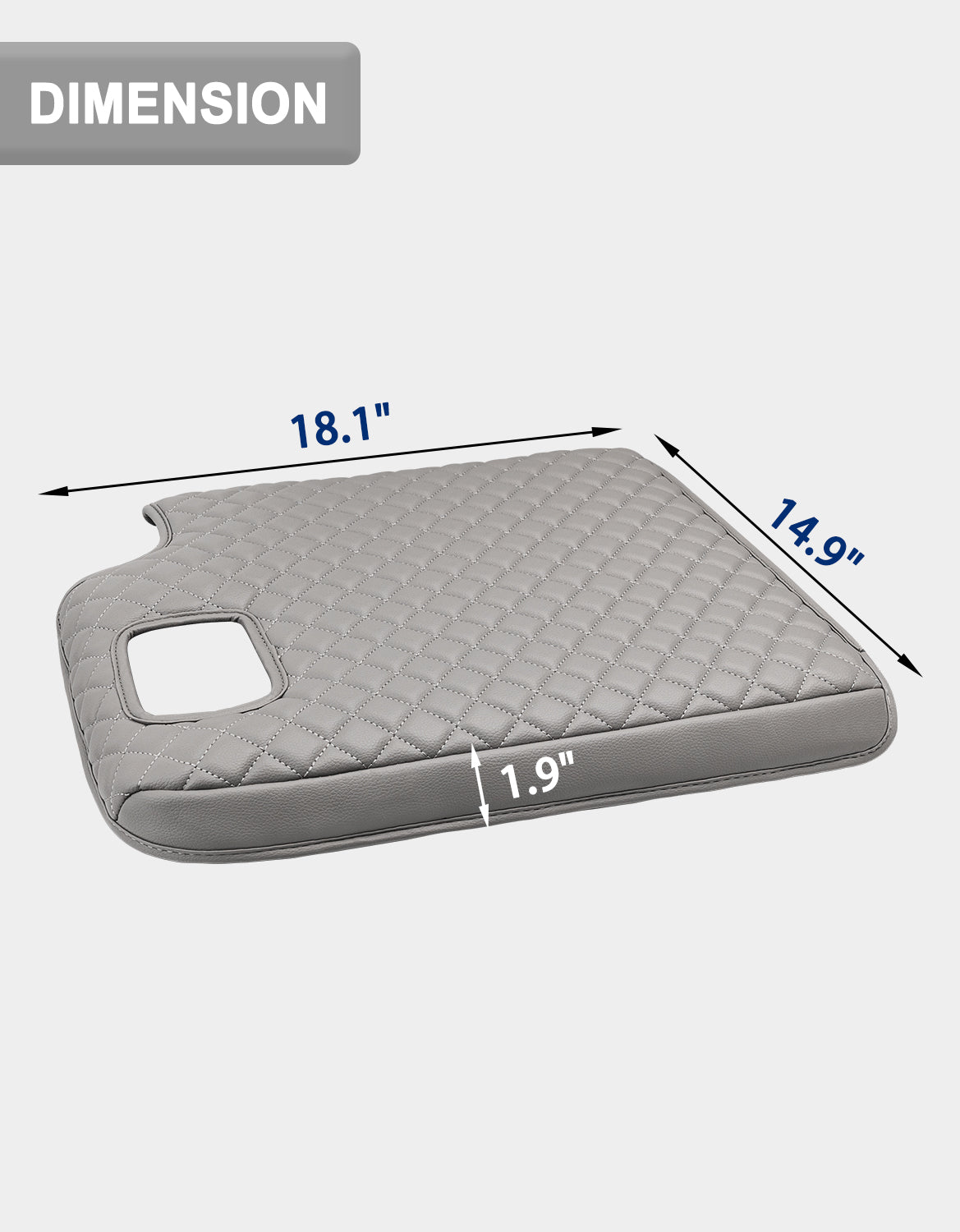 KBH Center Console Armrest Cover Pad for Jump Seat 1999-2001 Ford F250 F350 F450 Super Duty