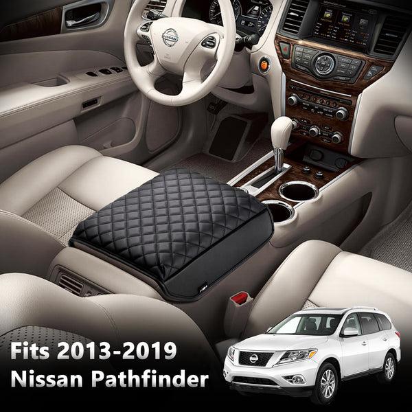 KBH Center Console Armrest Cover for Nissan Pathfinder 2013-2019 - kbhmotors