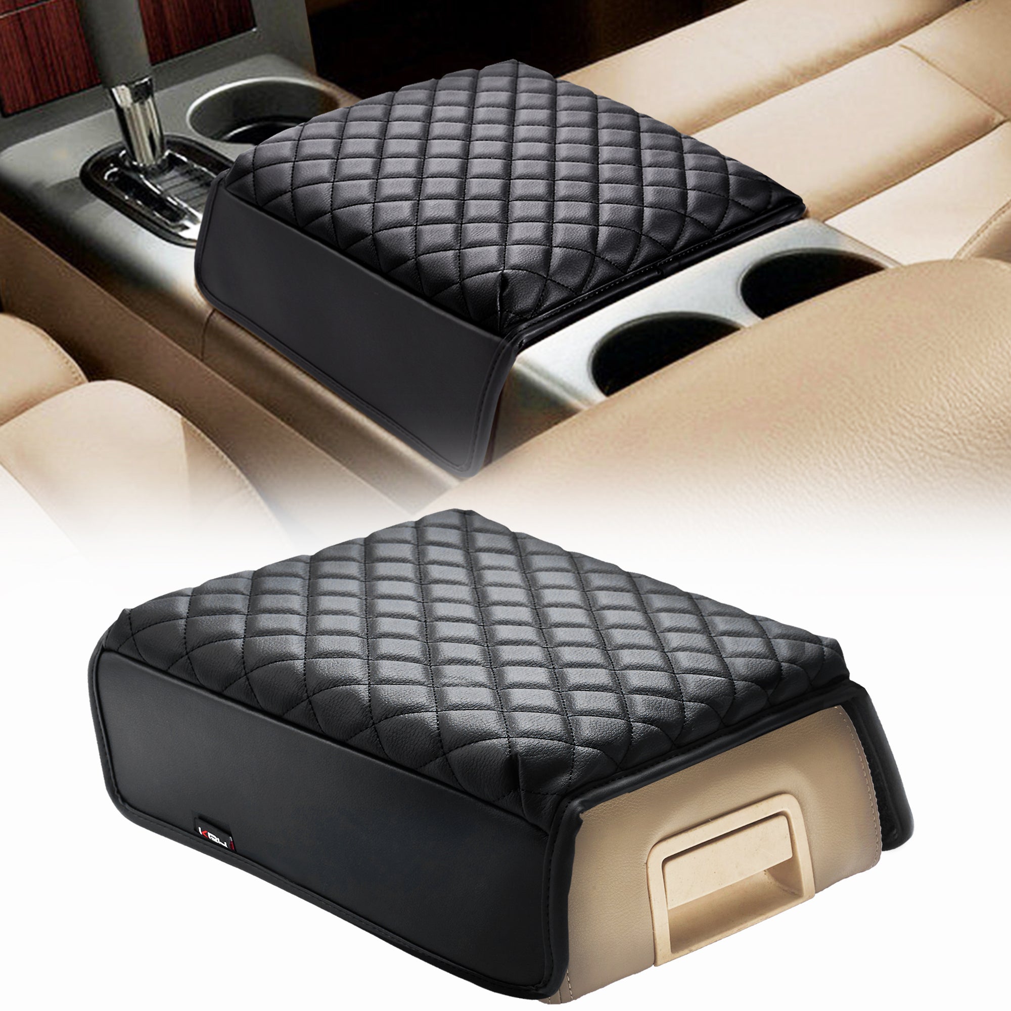 KBH Center Console Armrest Cover Cushion Pad Protector for 2015