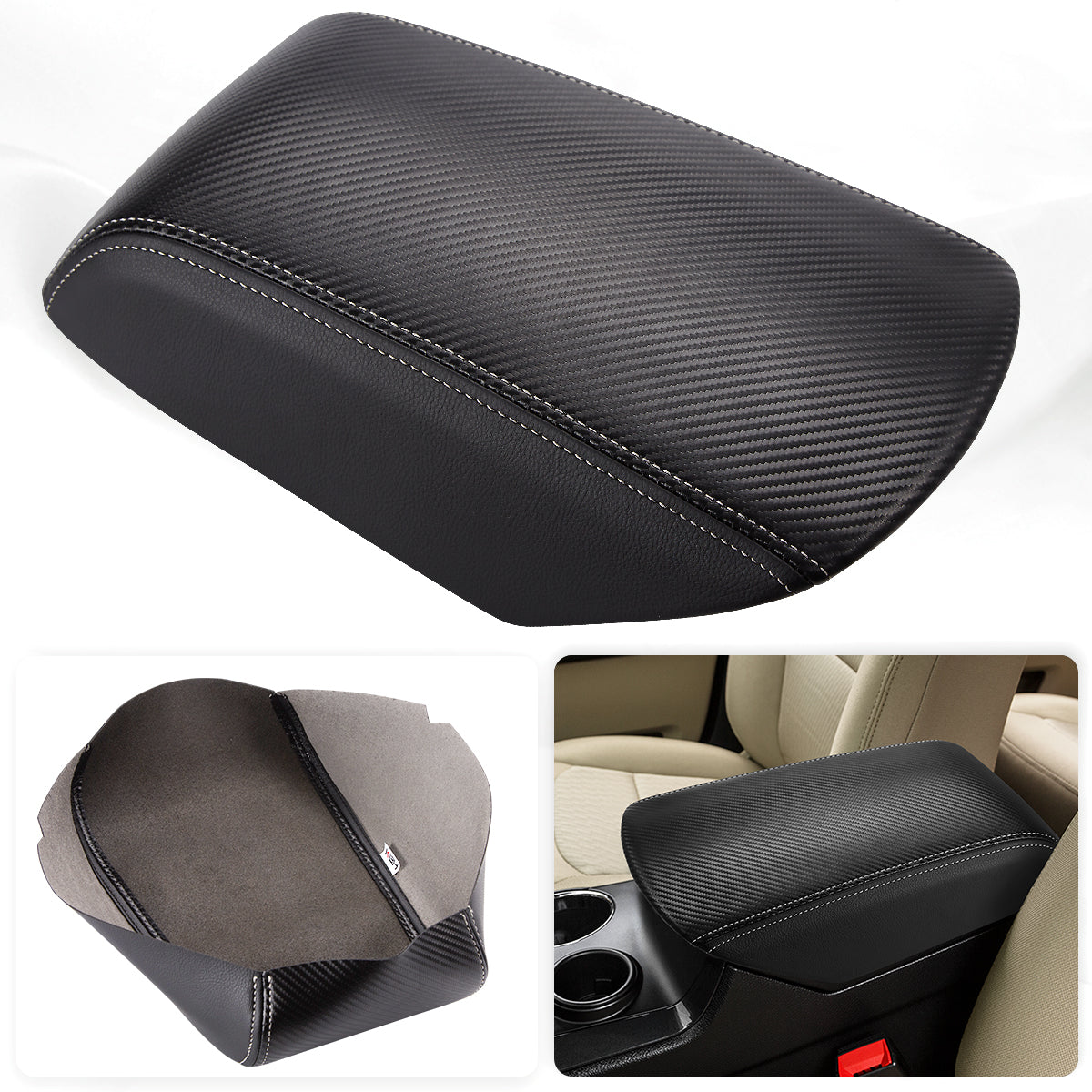 KBH Center Console Armrest Cover for Ford Explorer 2011-2019