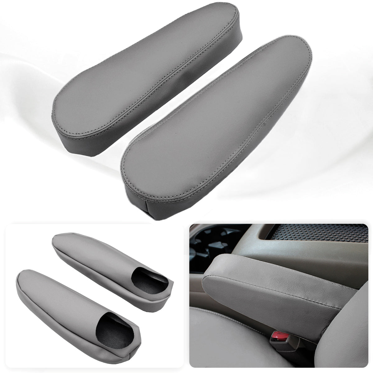 KBH Seat Armrest Cover for 2000-2006 Chevy Silverado & GMC Sierra,2000-2006 Tahoe/Suburban/Yukon,2000-2006 Cadillac Escalade