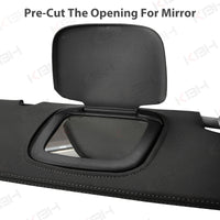 KBH Sun Visor Leather Cover for Ford Mustang 2005-2011