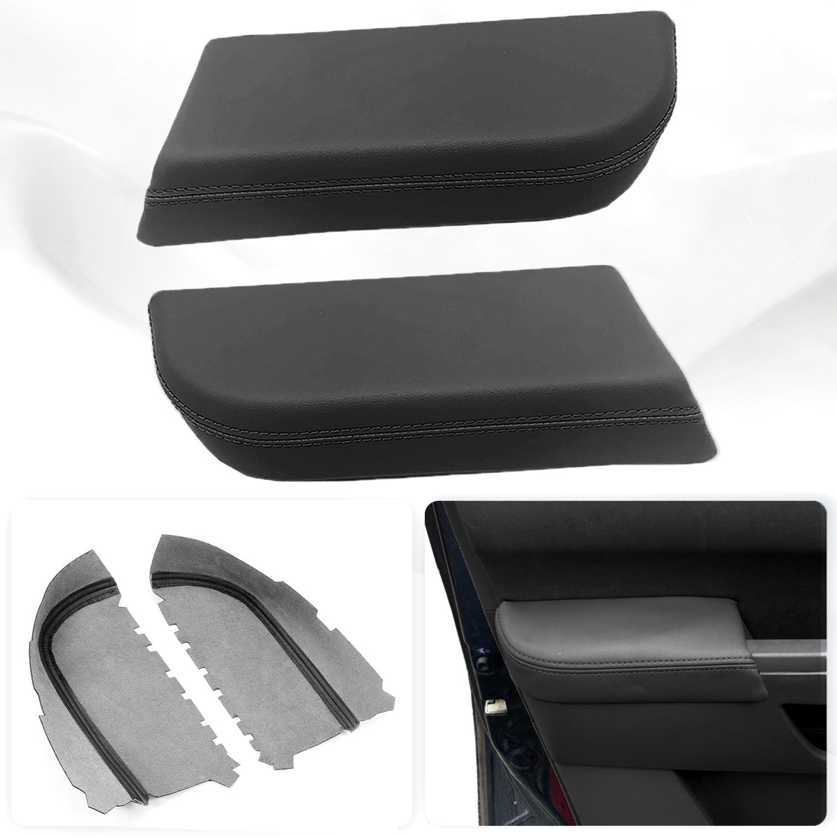 KBH Front Door Panel Armrest Cover for Honda Pilot 2009-2015 - kbhmotors