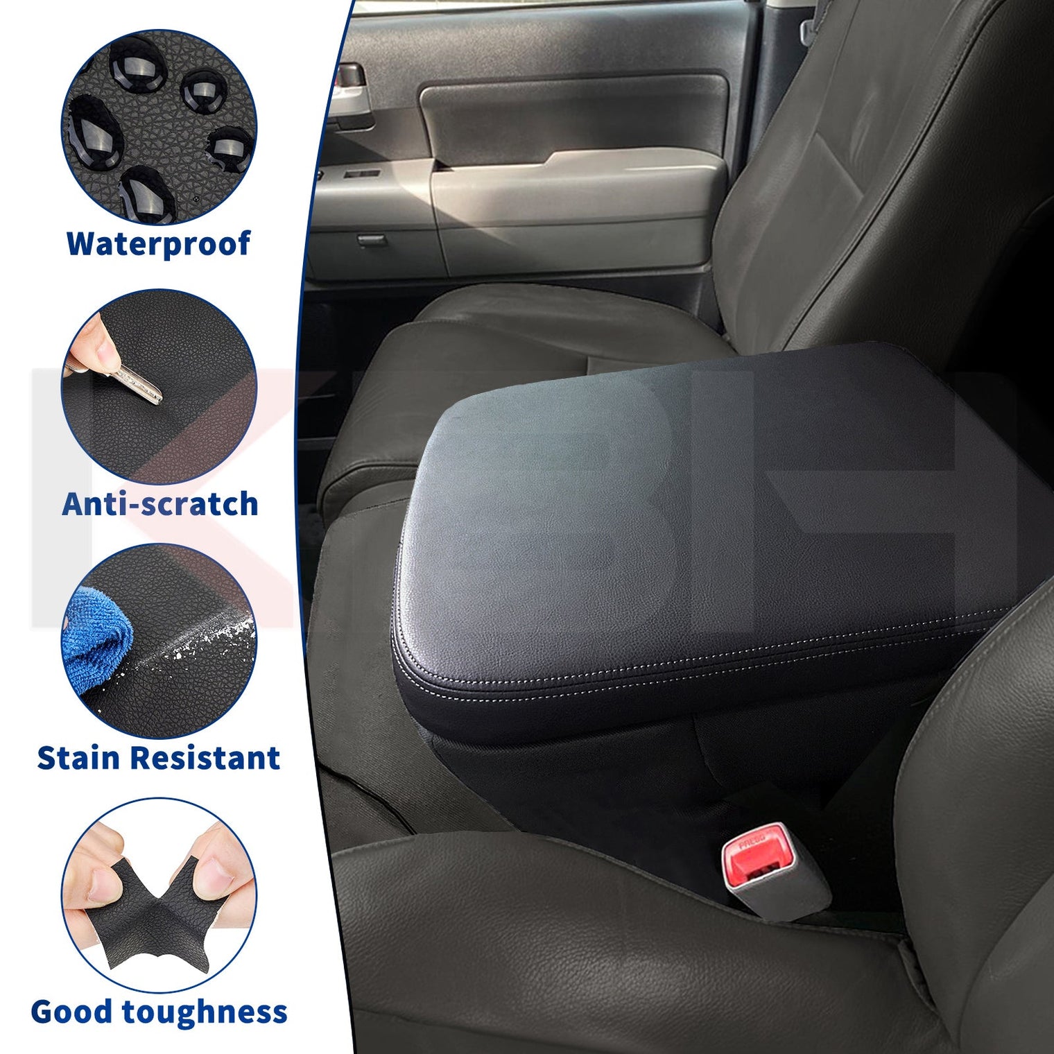 KBH Center Console Armrest Cover for Dodge RAM 2002-2008 - kbhmotors